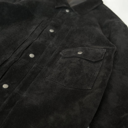 COW SUEDE JKT【BLACK】