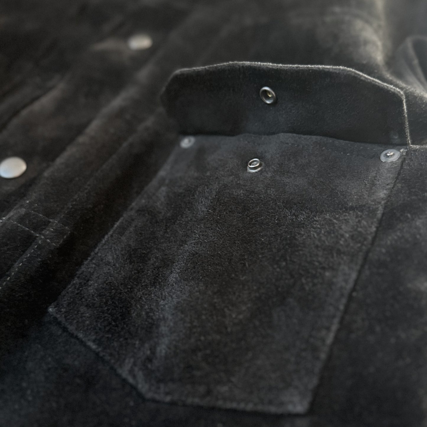 COW SUEDE JKT【BLACK】