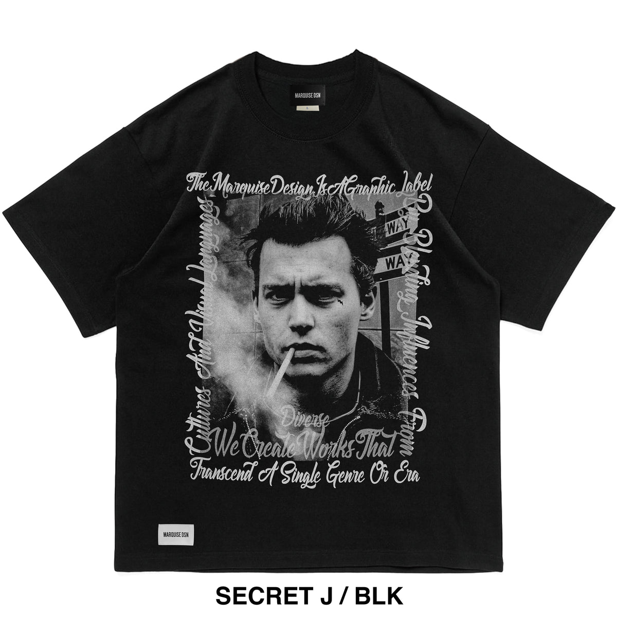 SECRET J S/S Tee【BLACK】