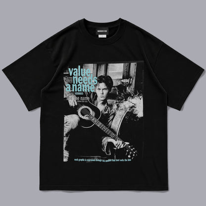 PHOENIX S/S Tee【BLACK x BLUE】