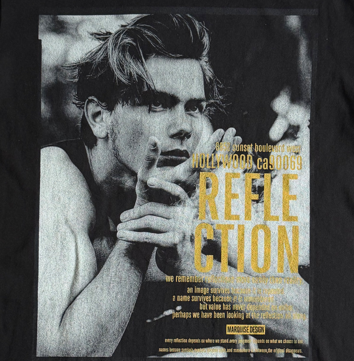 PHOENIX S/S Tee【BLACK x YELLOW】