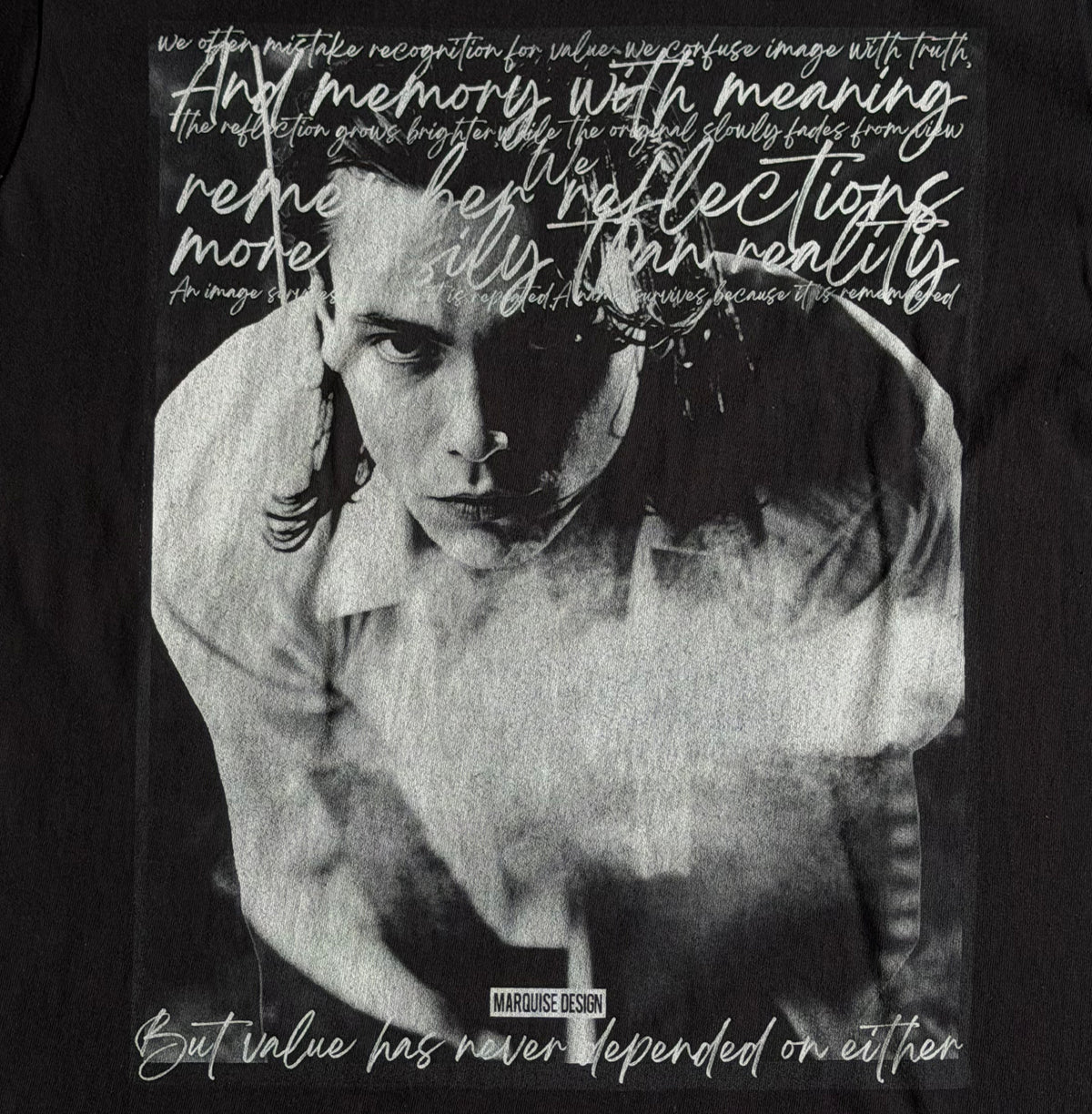 PHOENIX S/S Tee【BLACK x WHITE】